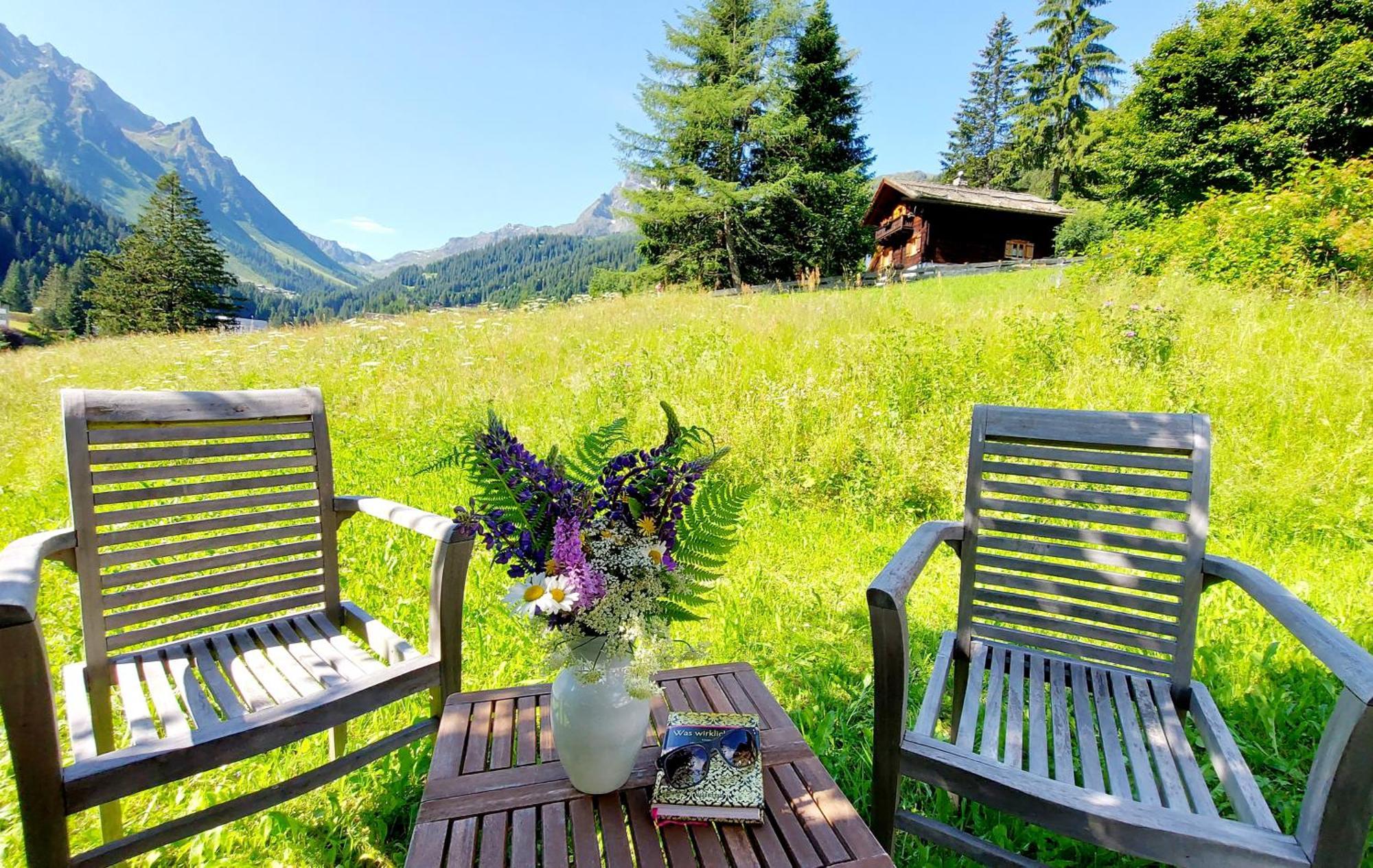 Ferienwohnung Haus Altana Gargellen Exterior foto