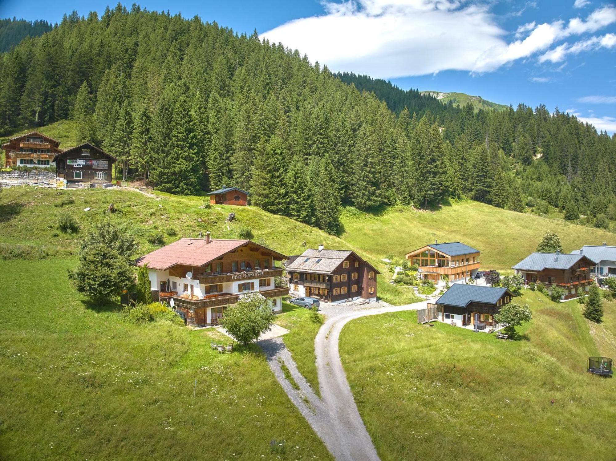 Ferienwohnung Haus Altana Gargellen Exterior foto